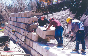 Building Rossford High School Retaining Wall
